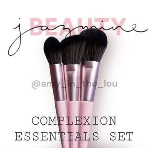 Complexion Essentials 3-piece Brush Set by Jazmine Beauty